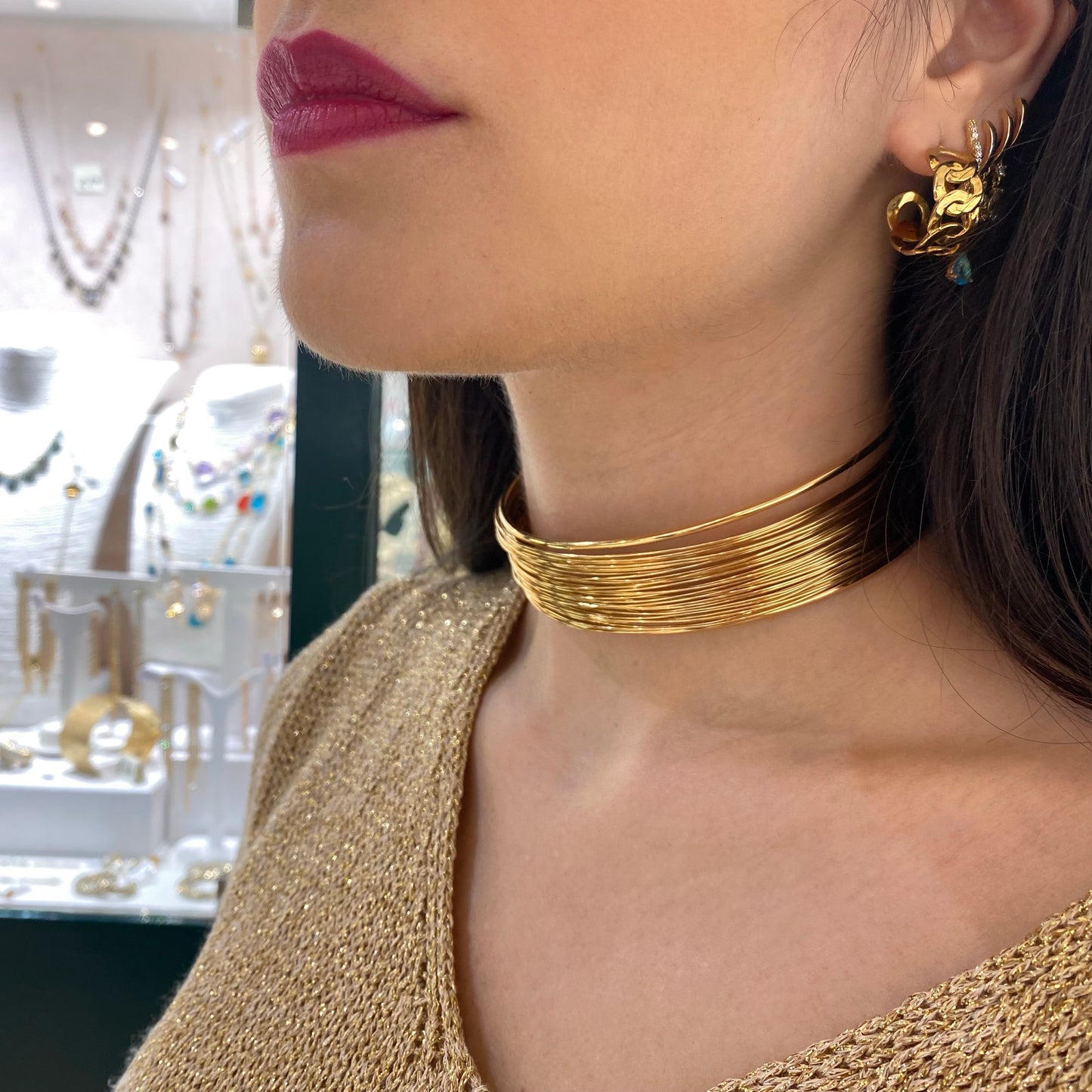 Choker rigido millefili