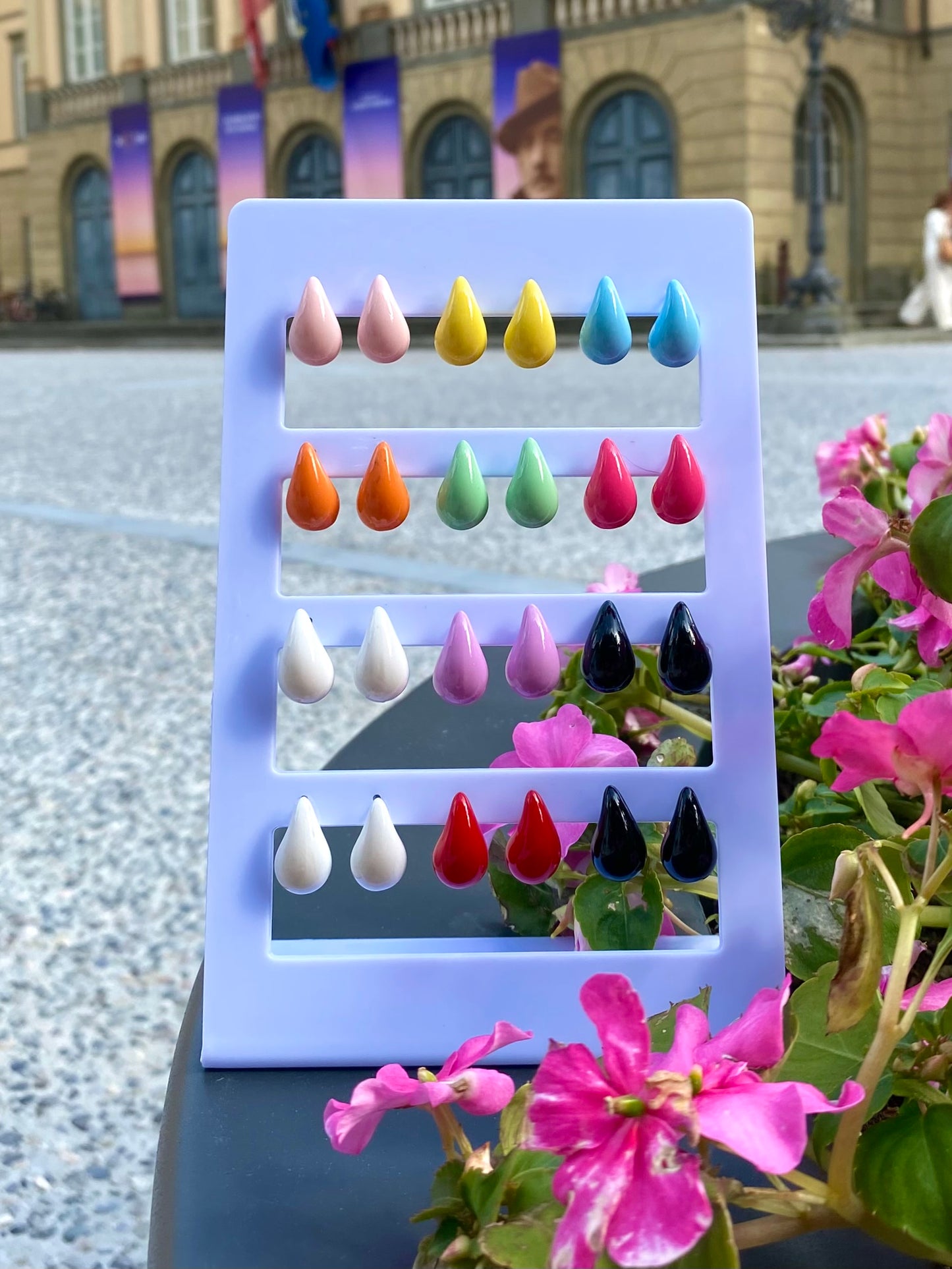 Orecchini Goccia Lucidi Mini