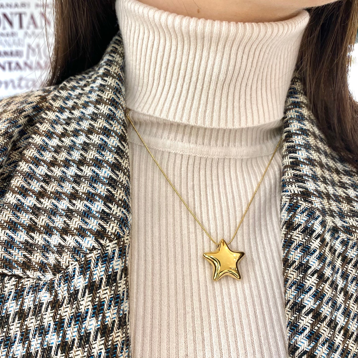 Collana Ciondolo bombato