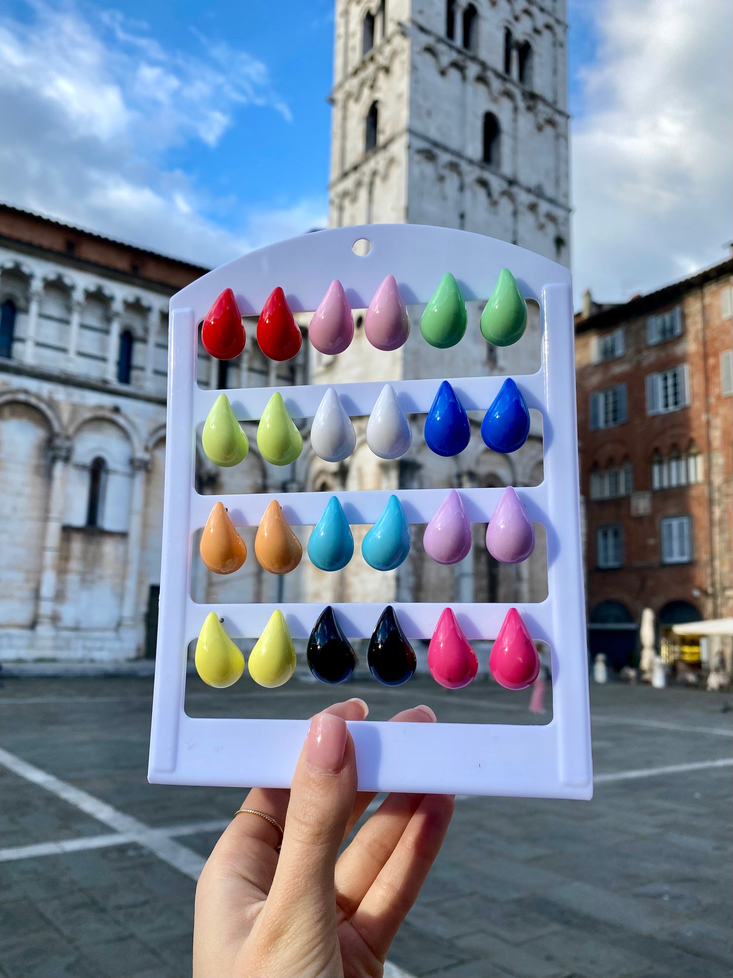 Orecchini Goccia Lucidi