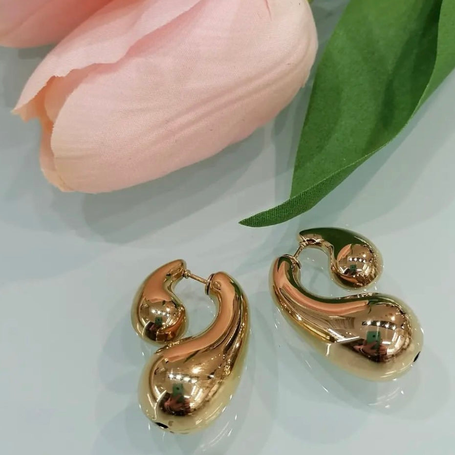 Orecchini doppia goccia