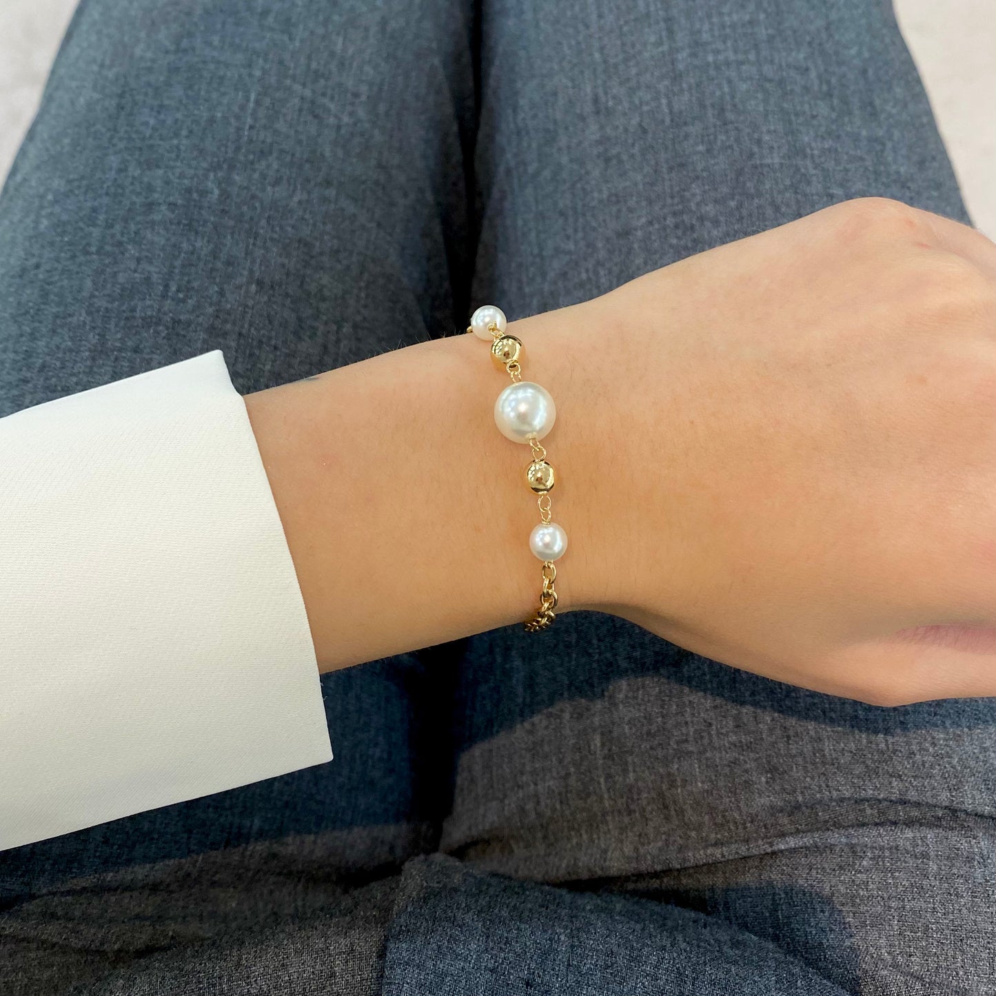 Bracciale sfere e perle