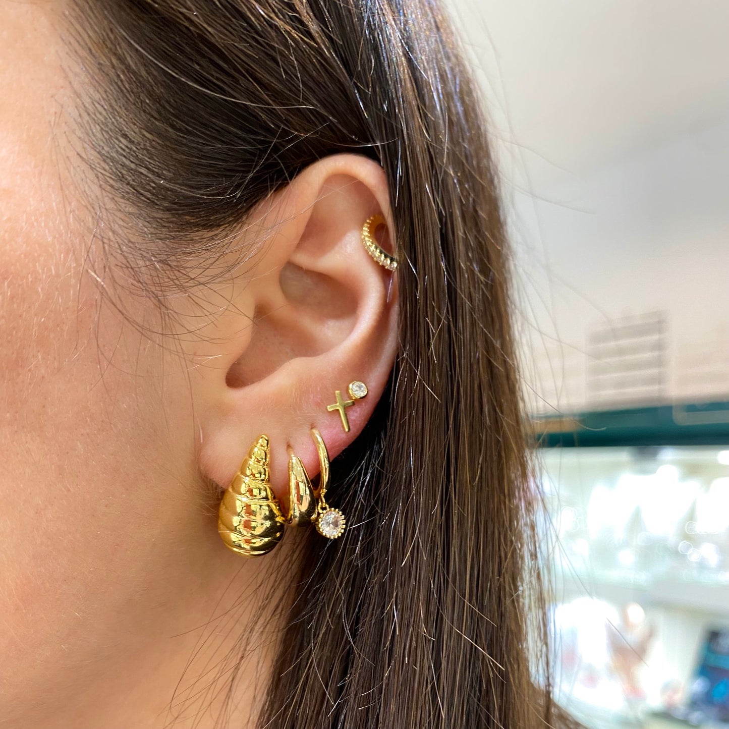 Orecchini goccia Bee