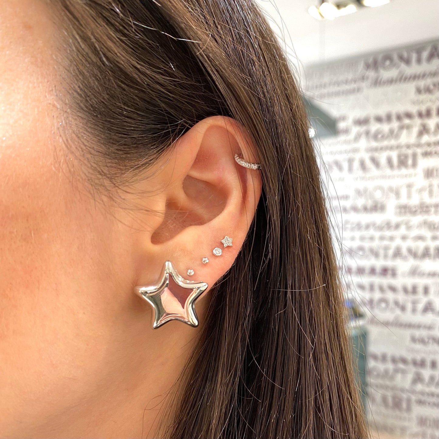 Orecchini Stella Bombata