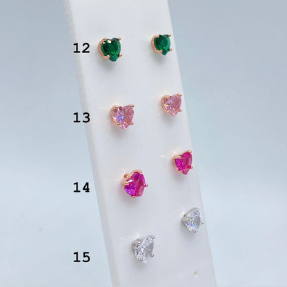 Orecchini Cuoricino punto luce