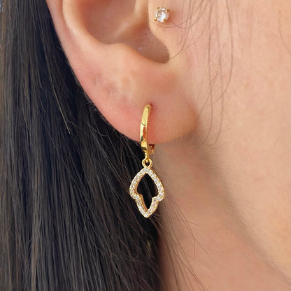 Orecchini scattino con pendente