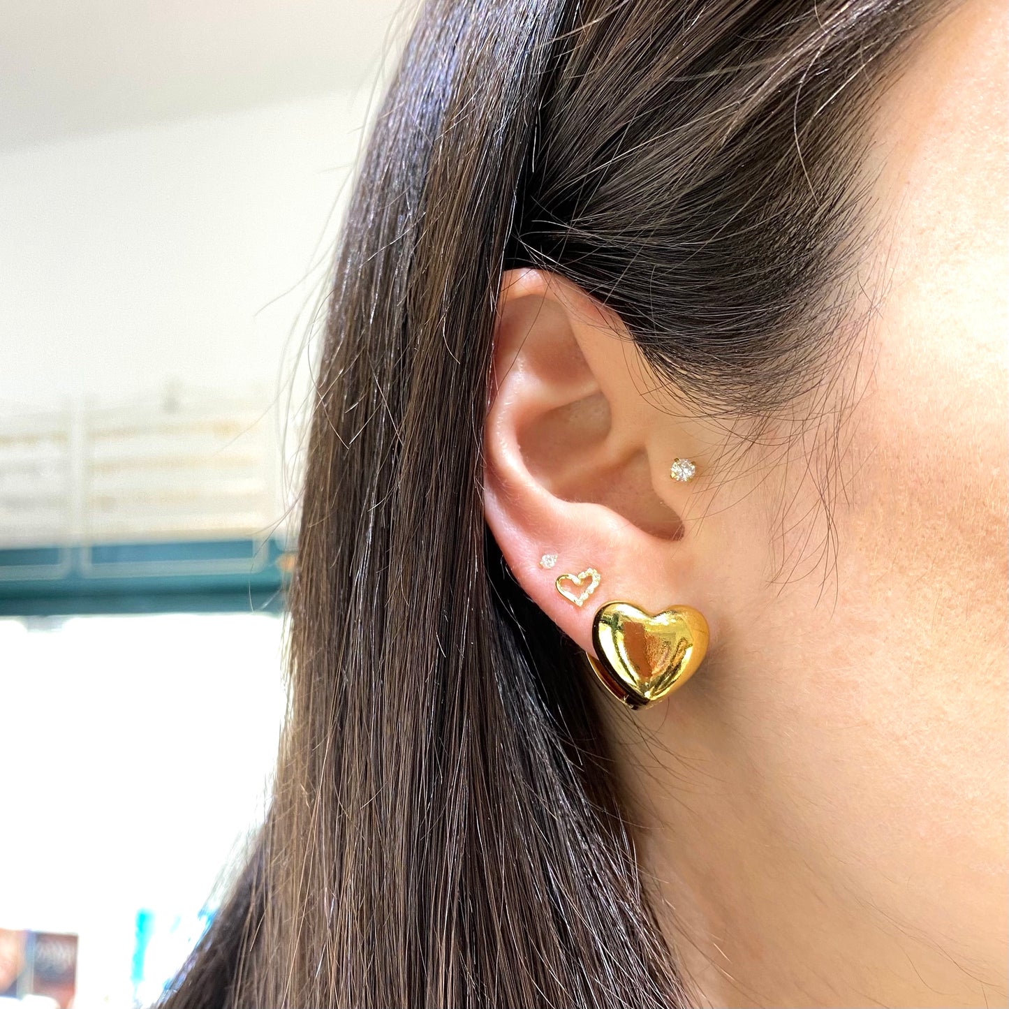 Orecchini Cuore scattino