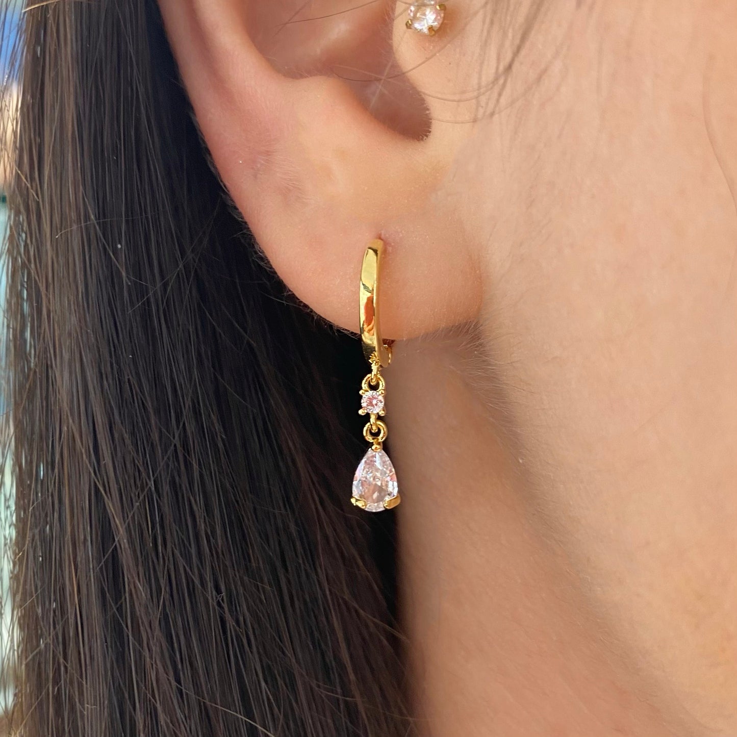 Orecchini scattino con pendente