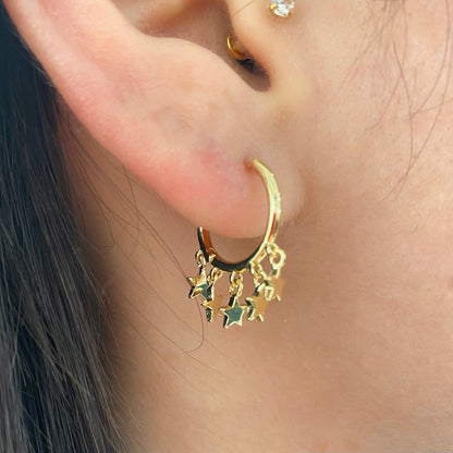 Orecchini scattino con pendente