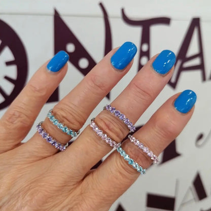 Anello Veretta Pastello