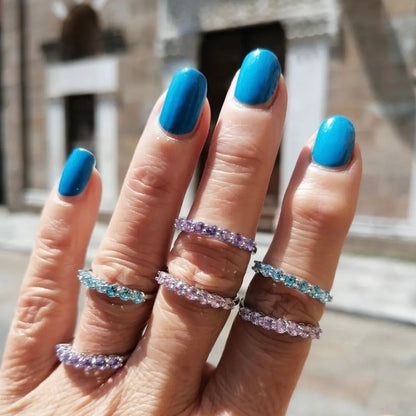 Anello Veretta Pastello